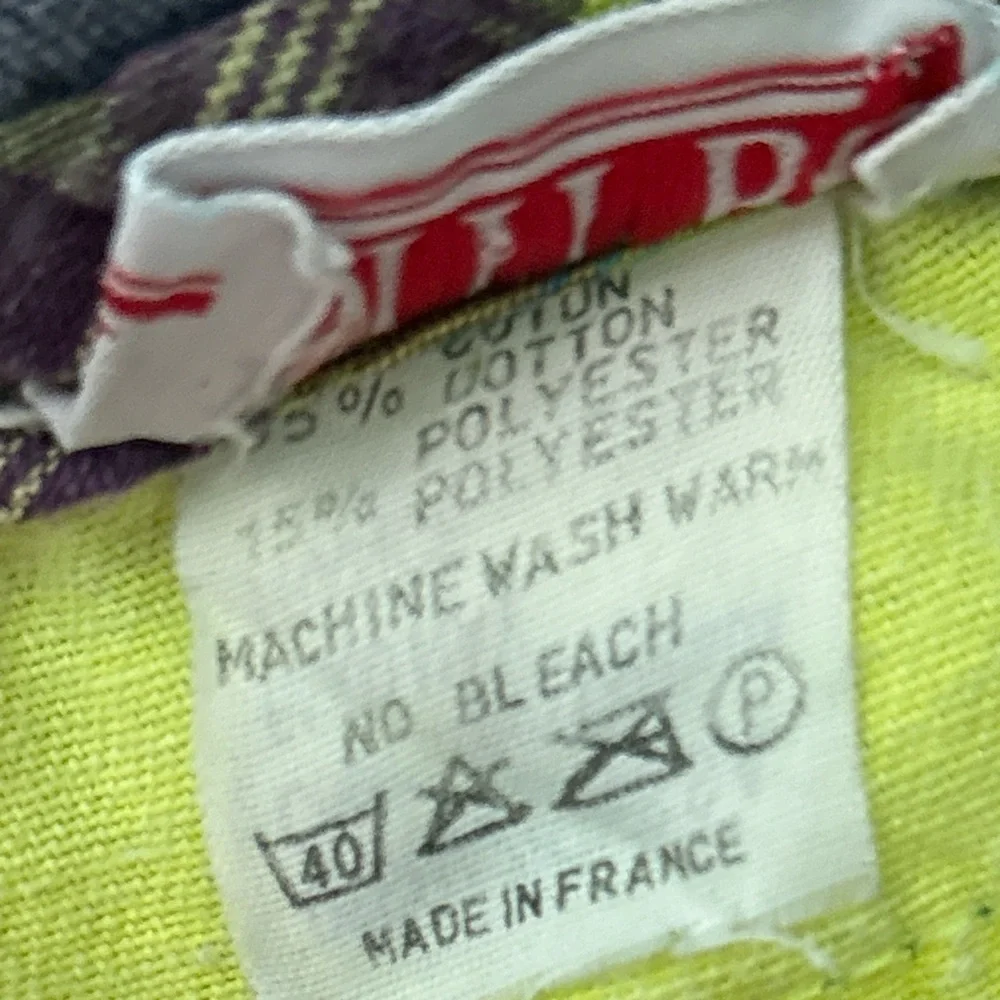 Vintage Petit Boy Denim Jacket 4T Colorblock Neon Kids Made In France Pockets